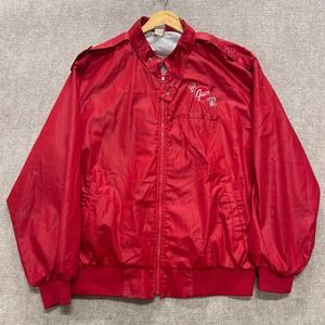 Vintage Whang Sports Apparel Jacket Mens XXL Red Windbreaker USA 90s